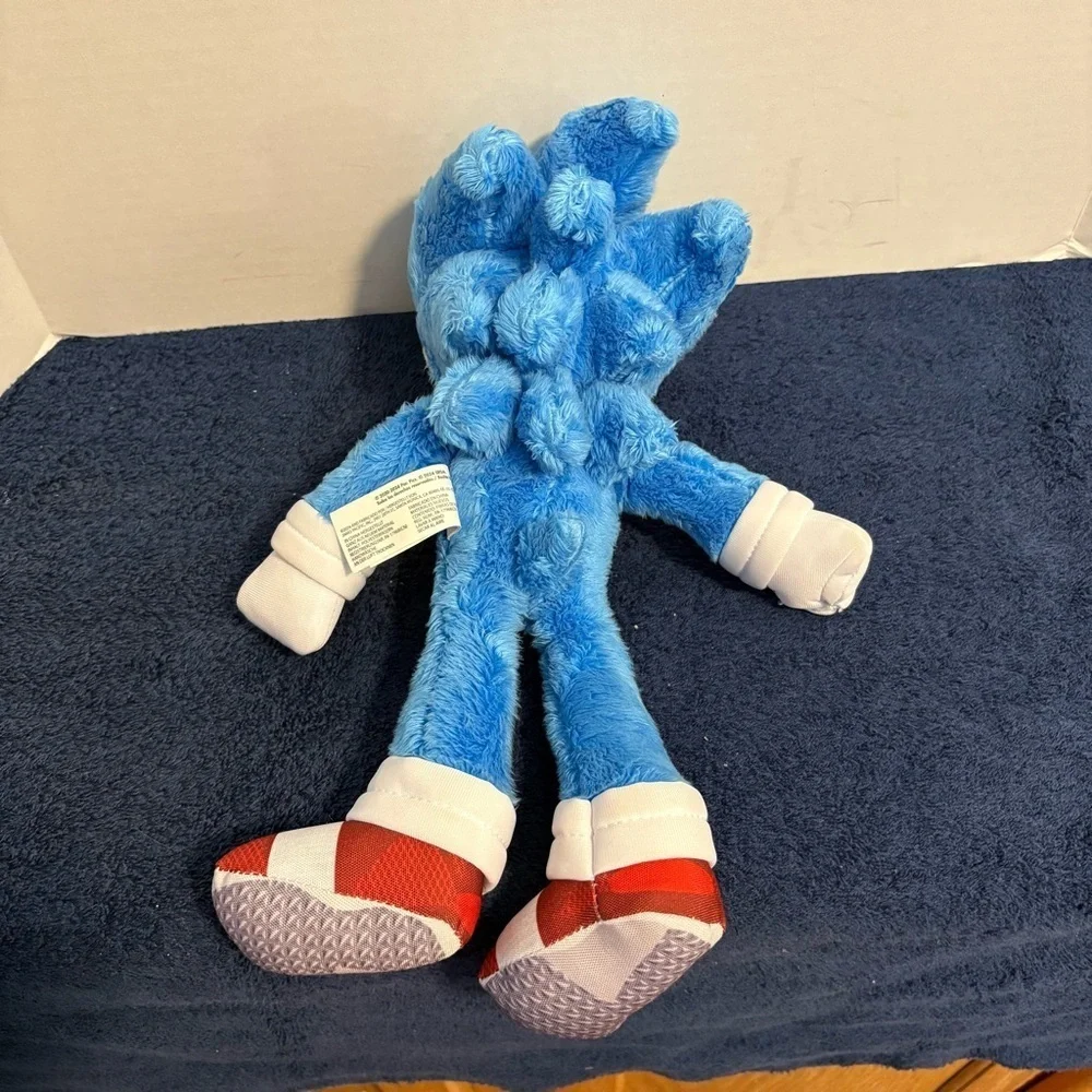 13” Sonic The Hedgehog 3 Plush Stuffed Toy Jakks Pacific 2024 Sega Game Movie